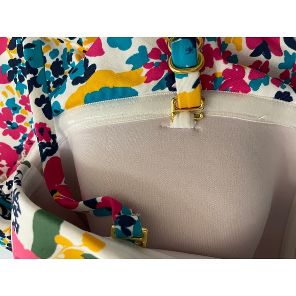 Liz Claiborne Floral Tankini Swimwear Womens Plus XXL Padded Beach Multicolor - Picture 6 of 16